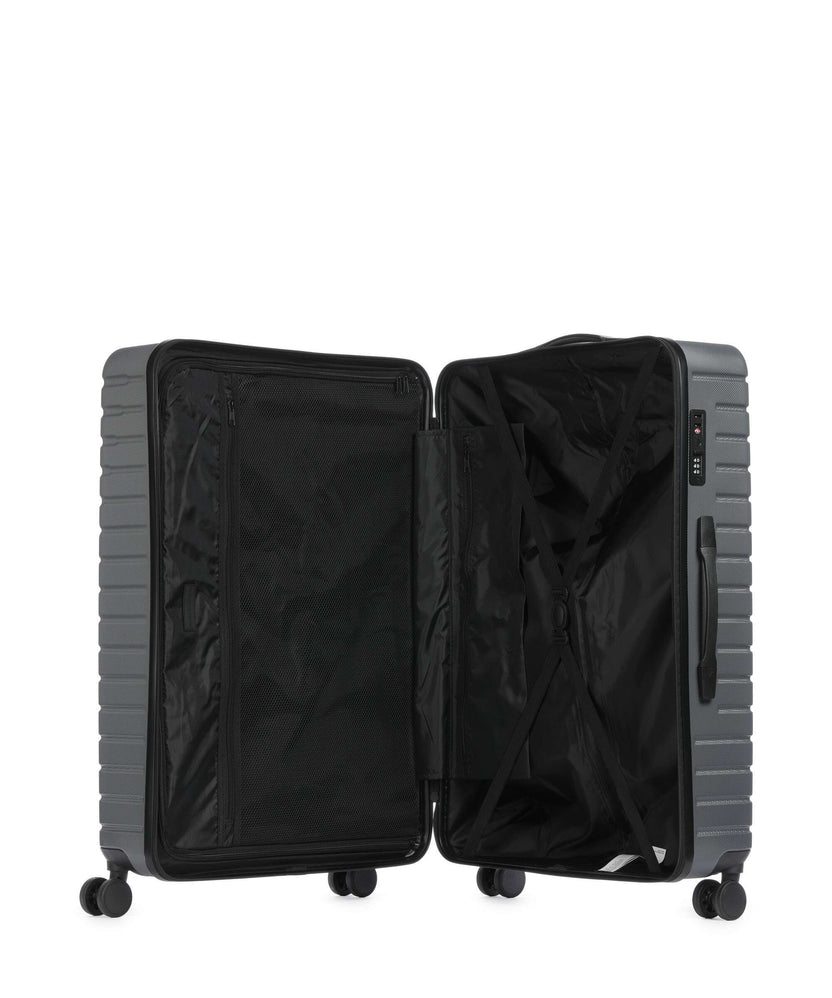 Valentino Bags Mercury Spinner (4 wheels) gunmetal