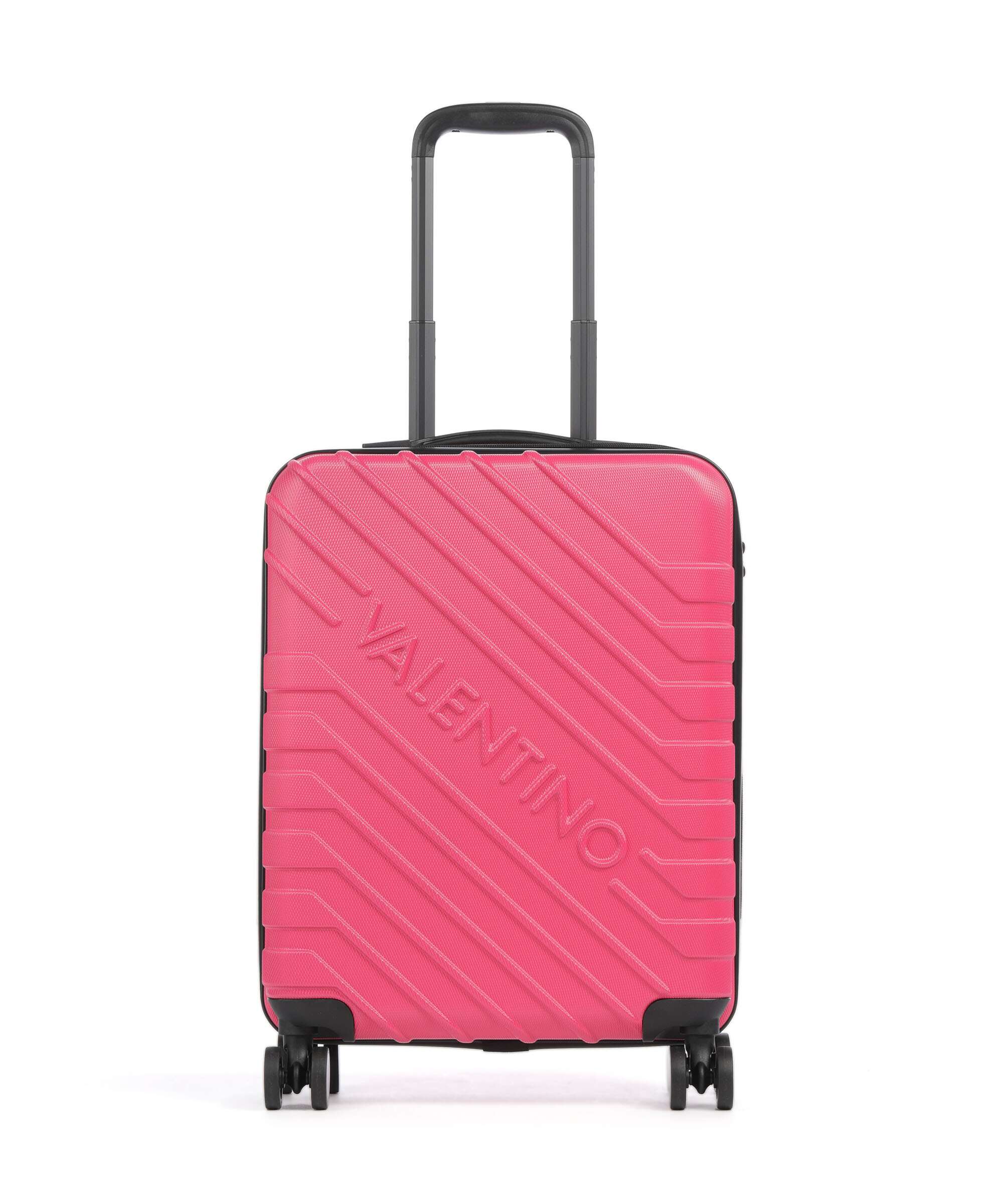 Valentino Bags Starlight Spinner (4 wheels) fuxia