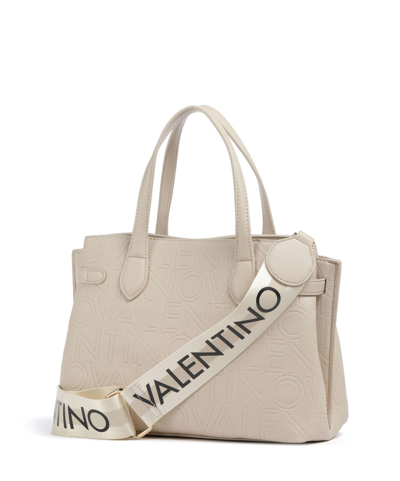 Valentino Bags Pansy Handbag ecru
