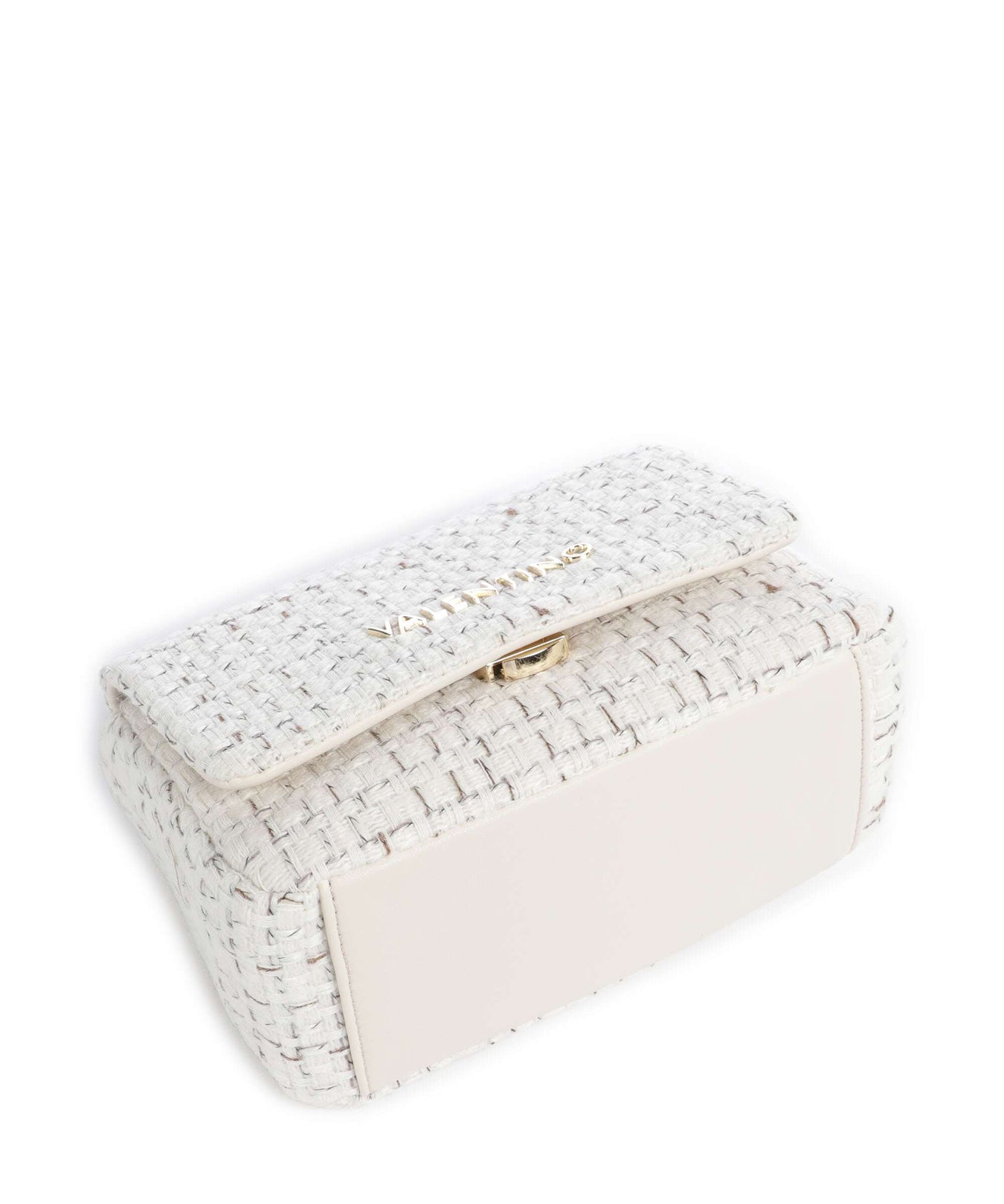 Valentino Bags Tweed Shoulder bag off white/multicolour