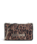 Just Cavalli Taška cez rameno iconic leo print/black