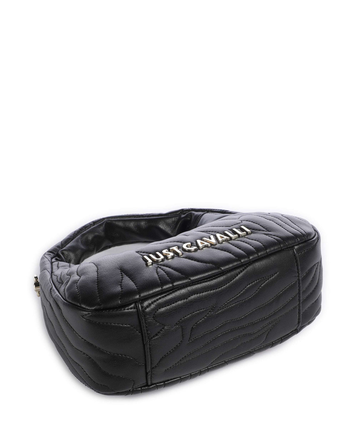 Just Cavalli Quilted Zebra Handbag black