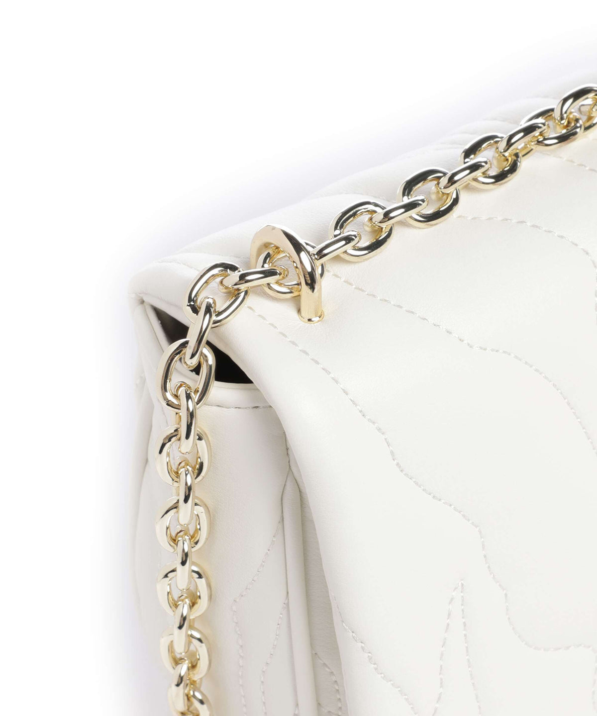 Just Cavalli Quilted Zebra Shoulder bag white