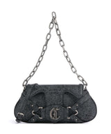 Just Cavalli Crossed Laces Taška cez rameno black