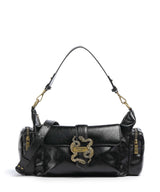 Just Cavalli Iconic Snakes Pockets Taška cez rameno black