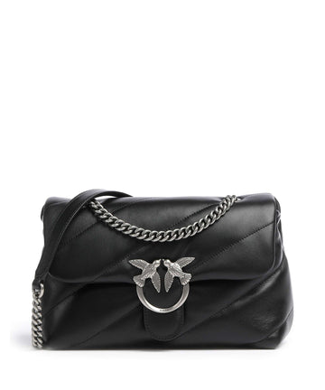 Pinko Love Puff Classic Taška cez rameno nero/old silver