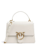 Pinko Love One Classic Kabelka bianco seta/antique gold