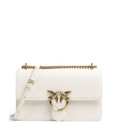 Pinko Love One Classic Taška cez rameno bianco seta/antique gold