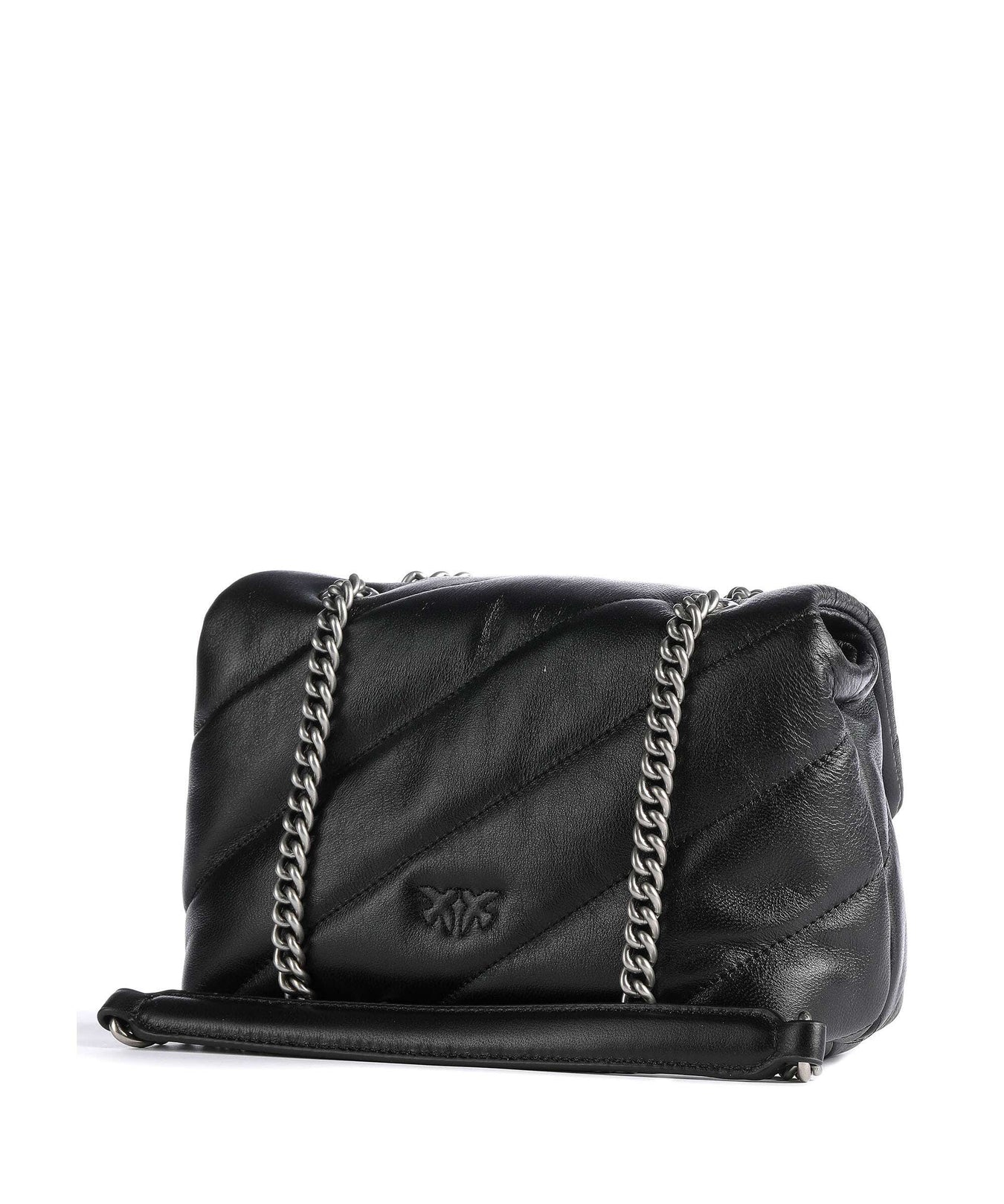 Pinko Love Puff Mini Shoulder bag nero/old silver