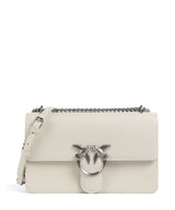 Pinko Love One Classic Taška cez rameno bianco seta/old silver