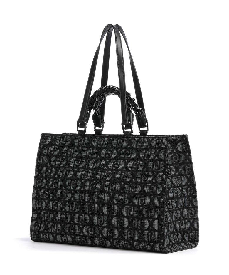 Liu Jo Rubino Tote bag jacquard nero