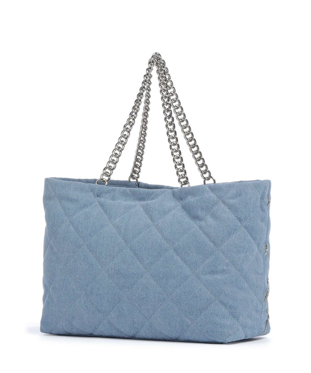 Liu Jo Lapuffy Tote bag light denim                   