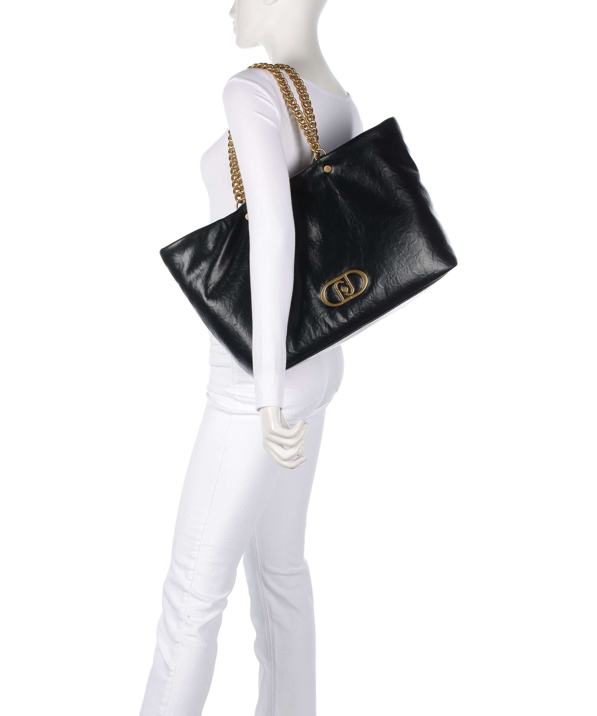 Liu Jo Lapuffy Tote bag nero                          