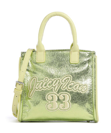 Juicy Couture Iris Metallic S Taška cez rameno metallic lime bean