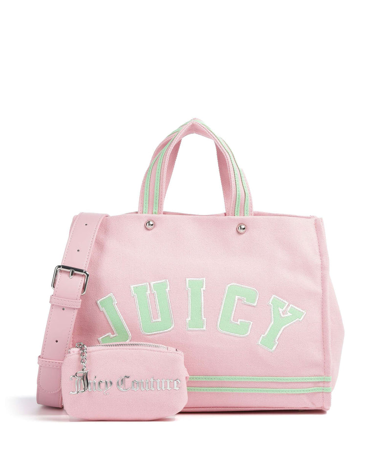 Juicy Couture Iris Patch Canvas M Handbag juicy pink/summer green