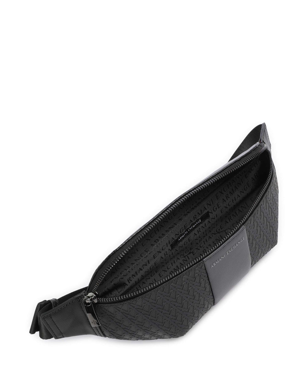 Armani Exchange William Belt bag black/forged iron