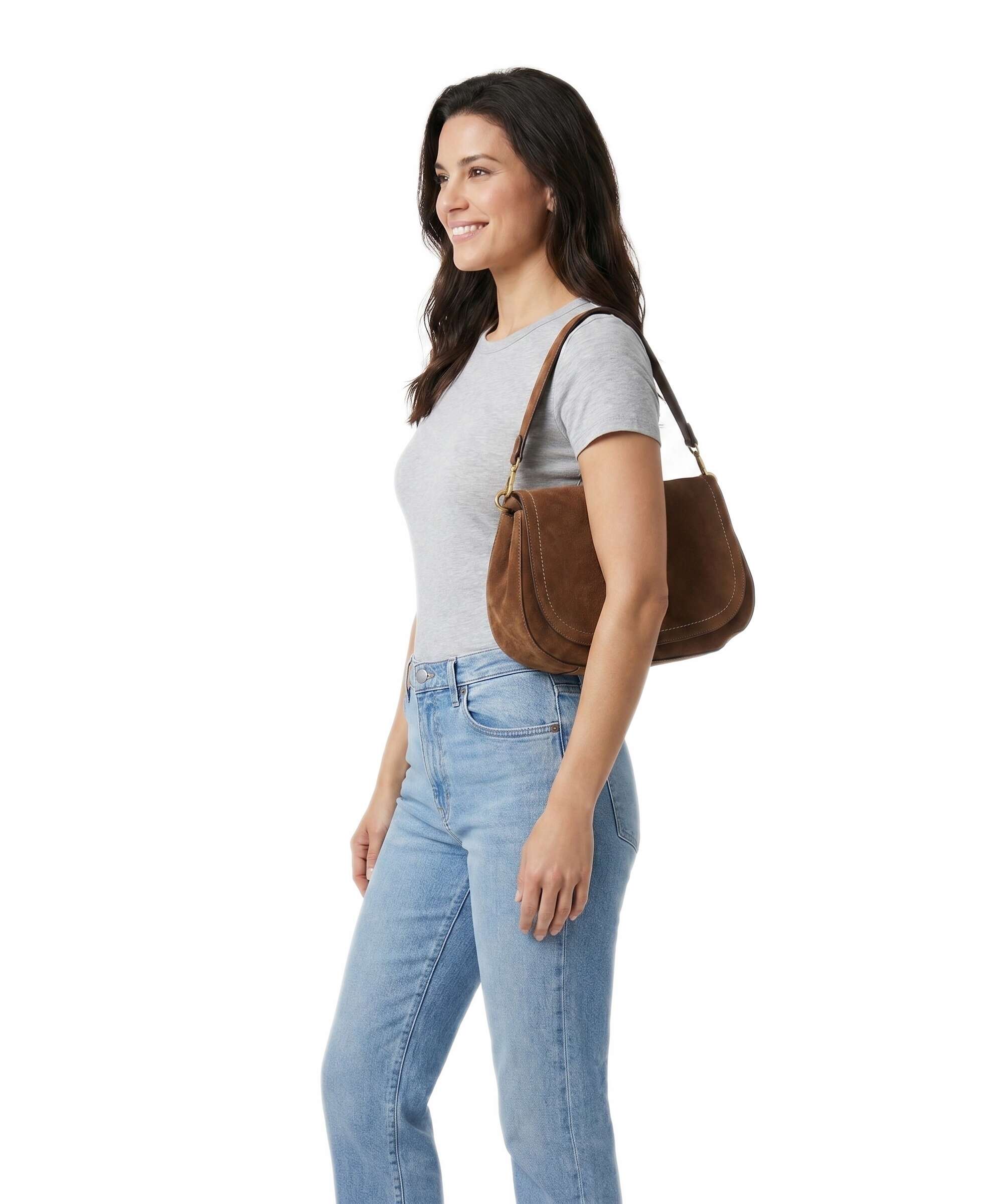 Gianni Chiarini Helena Round Shoulder bag cognac