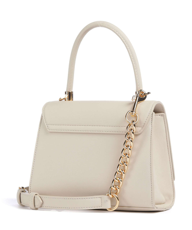 Love Moschino Bold Love Laminated Crossbody bag avorio