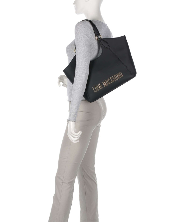 Love Moschino Bold Love Tote bag nero