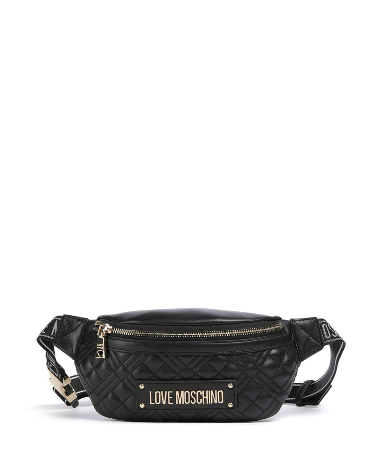 Love Moschino Quilted Belt bag nero