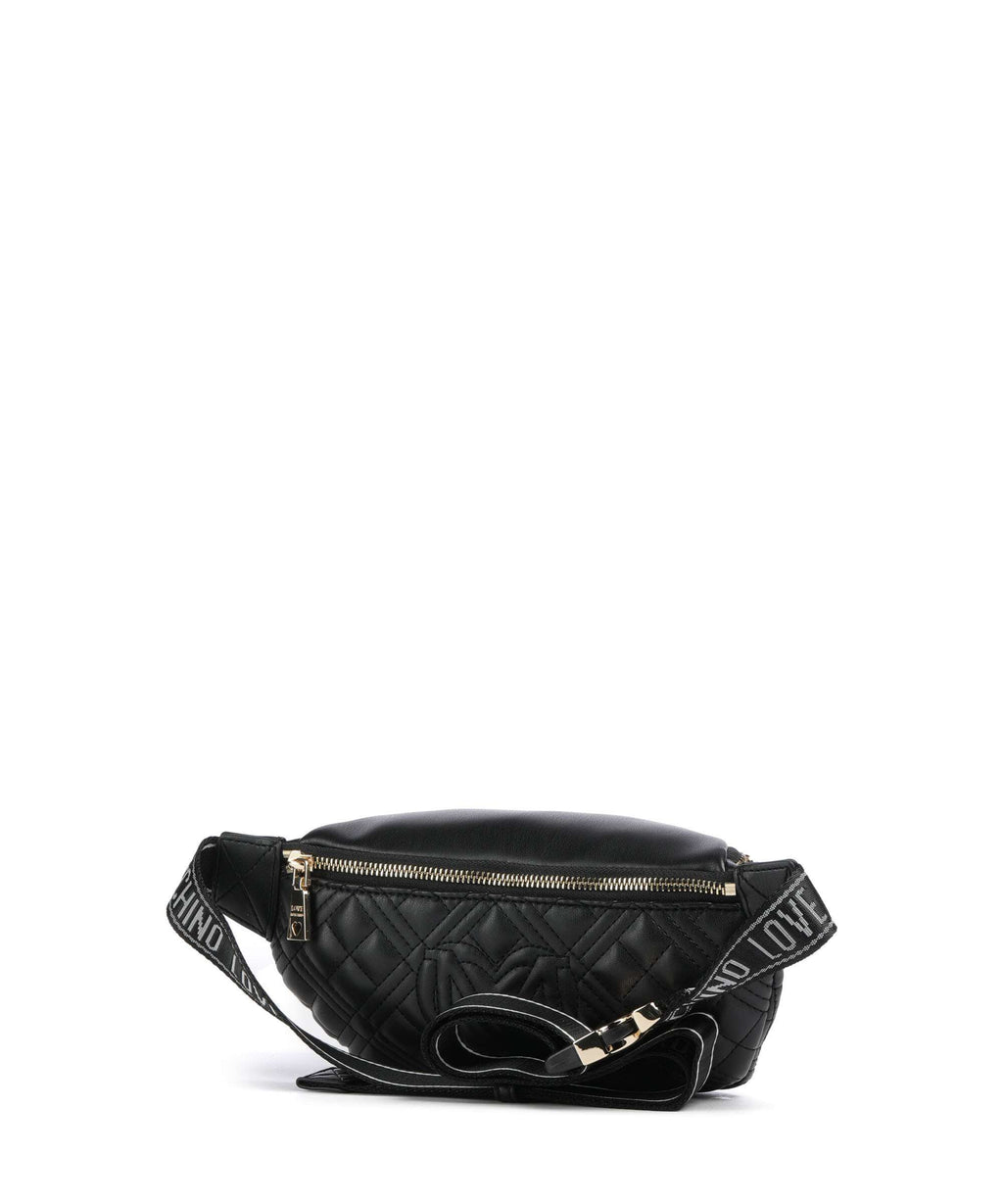 Love Moschino Quilted Belt bag nero