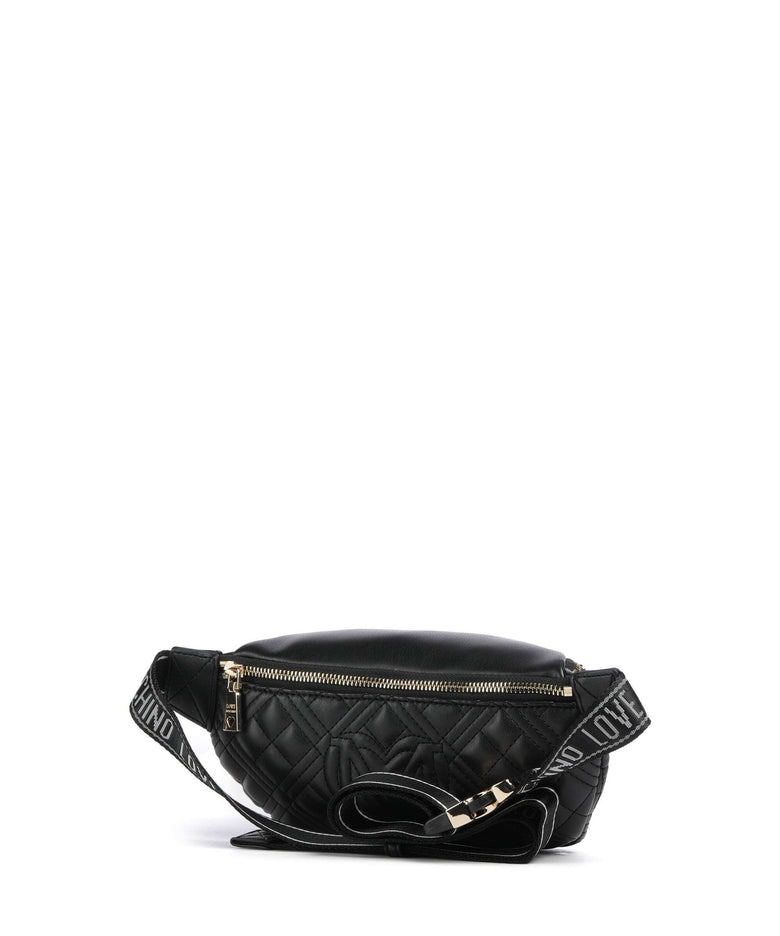 Love Moschino Quilted Belt bag nero