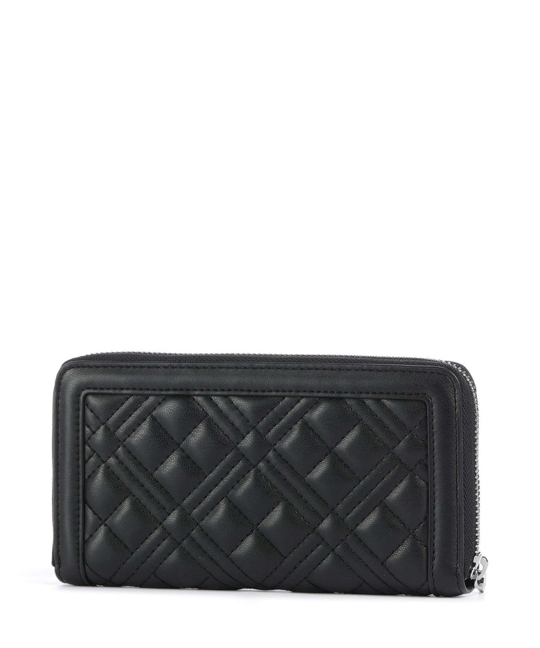 Love Moschino Bold Love Laminated Wallet nero