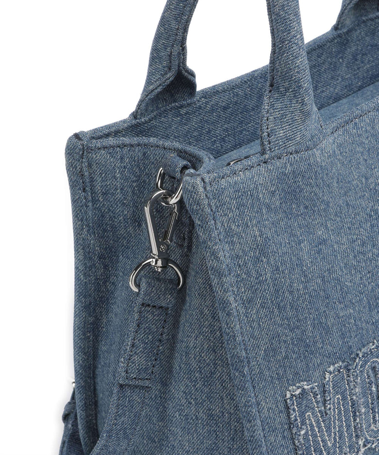 Love Moschino Denim Handbag blu
