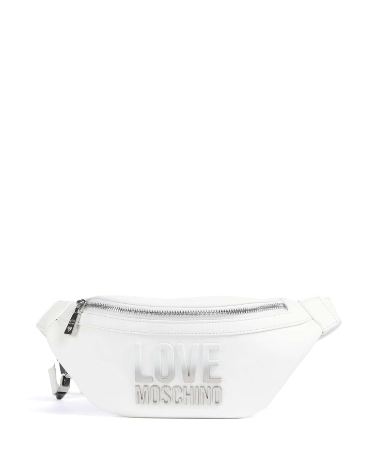 Love Moschino Prism Fanny pack bianco