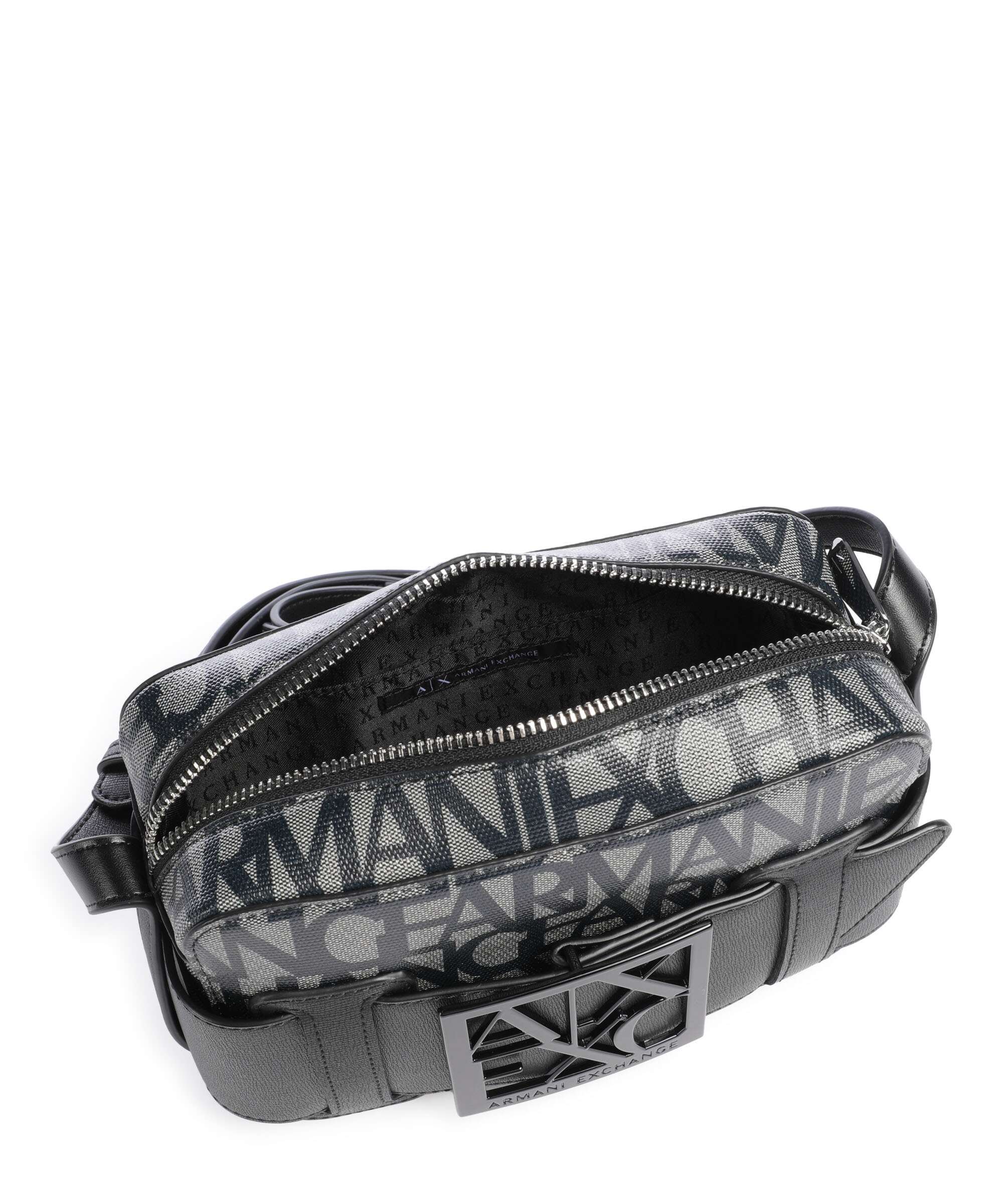 Armani Exchange Susy Crossbody bag beige/navy stripes