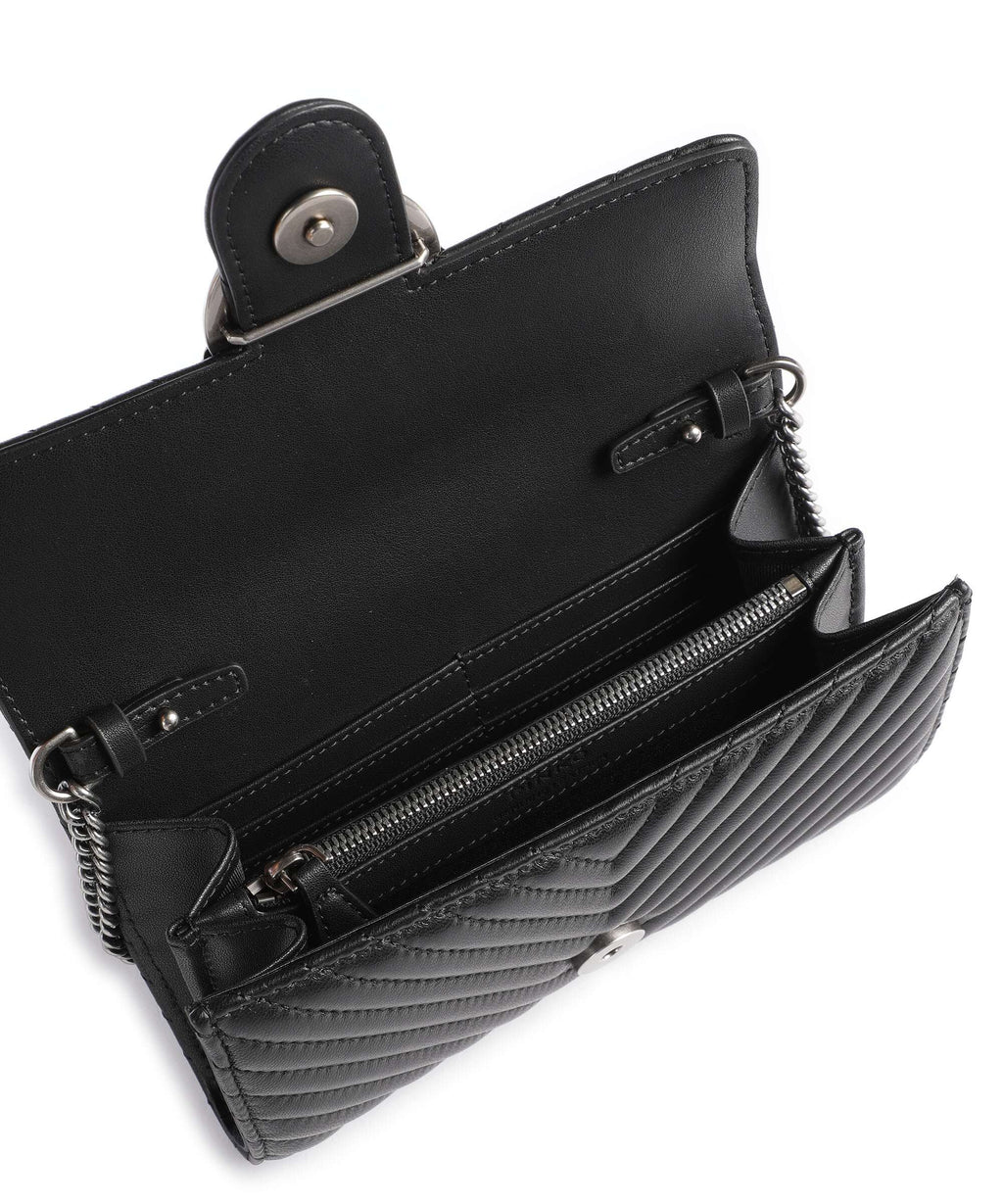 Pinko Love One Wallet nero/old silver