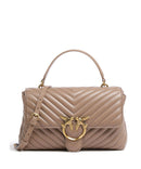 Pinko Love Lady Puff Classic Kabelka biscotto zenzero/antique gold