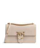 Pinko Love One Classic Taška cez rameno beige/grigio fumo/antique gold