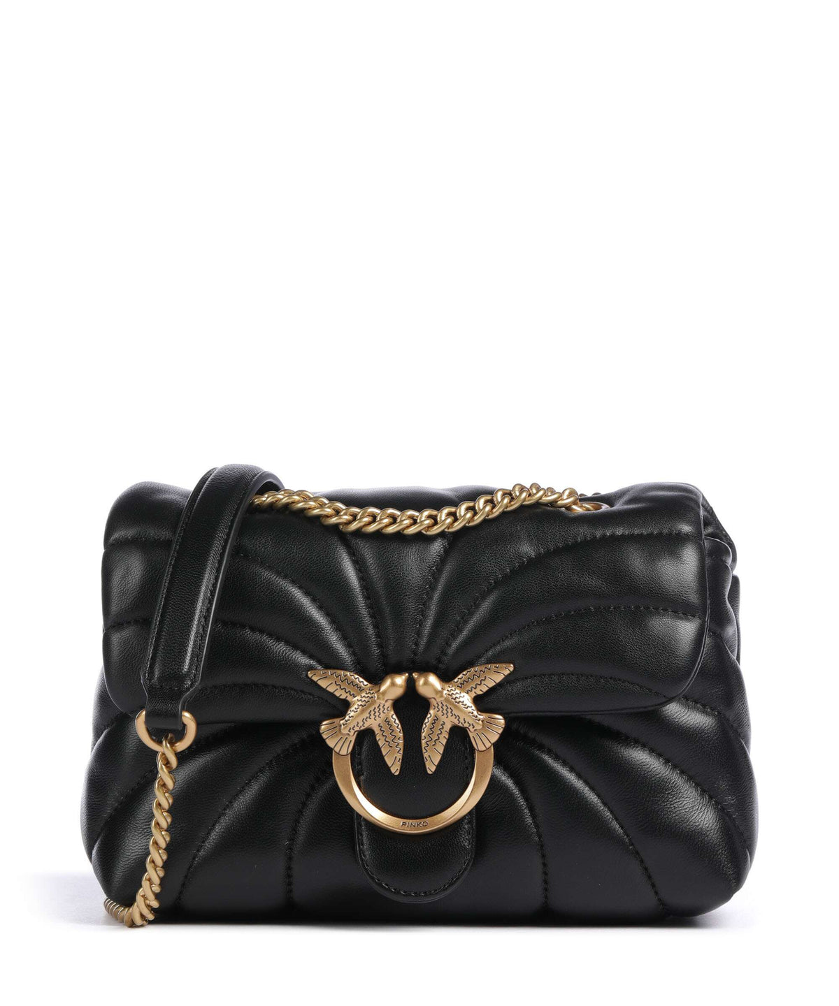 Pinko Love Puff Mini Shoulder bag nero/antique gold