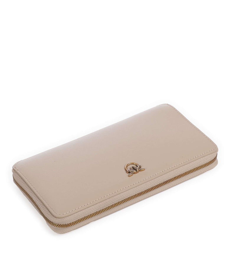 Pinko Ryder Wallet beige/grigio fumo/antique gold