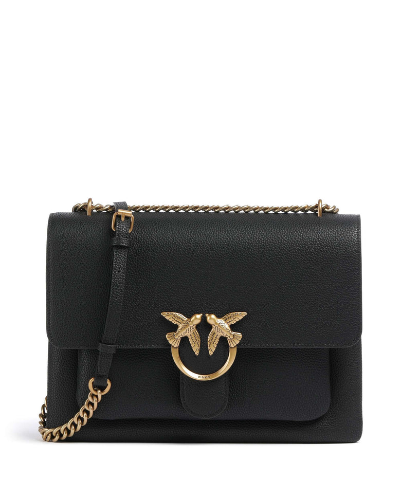 Pinko Love Soft Big Shoulder bag nero/antique gold