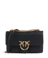 Pinko Love Soft Mini Taška cez rameno nero/antique gold