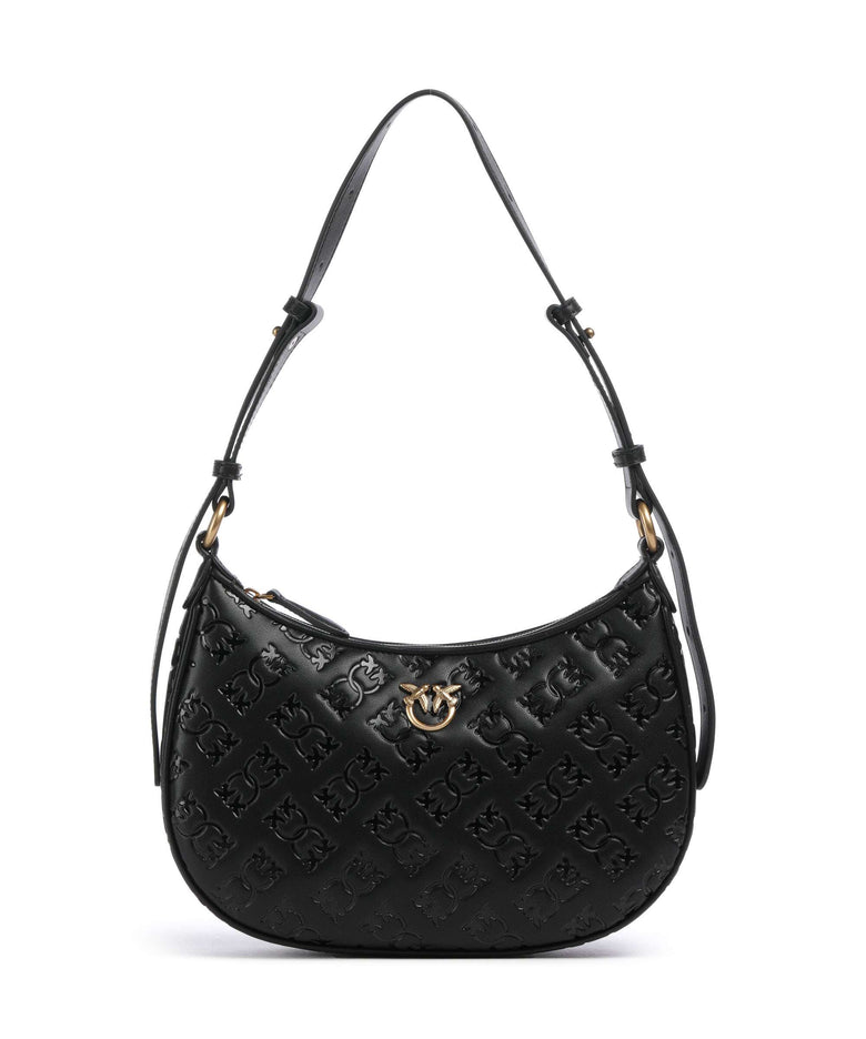 Pinko Half Moon Mini Shoulder bag nero/antique gold
