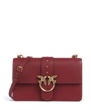 Pinko Love One Classic Taška cez rameno bordeaux merlot/antique gold
