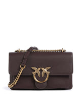 Pinko Love Soft Mini Taška cez rameno uva di catawba/antique gold