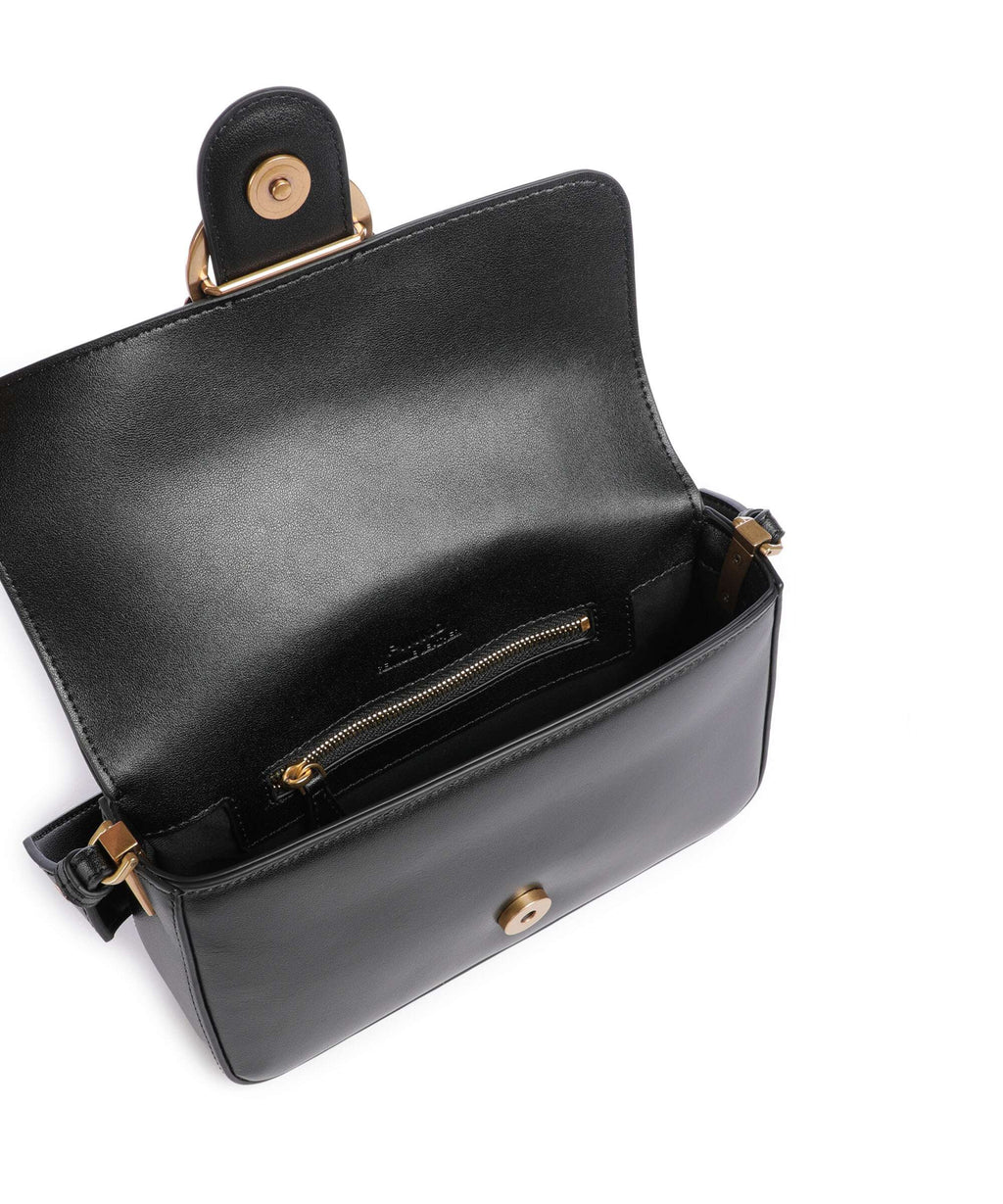 Pinko Love One Mini Slouchy Shoulder bag nero/antique gold