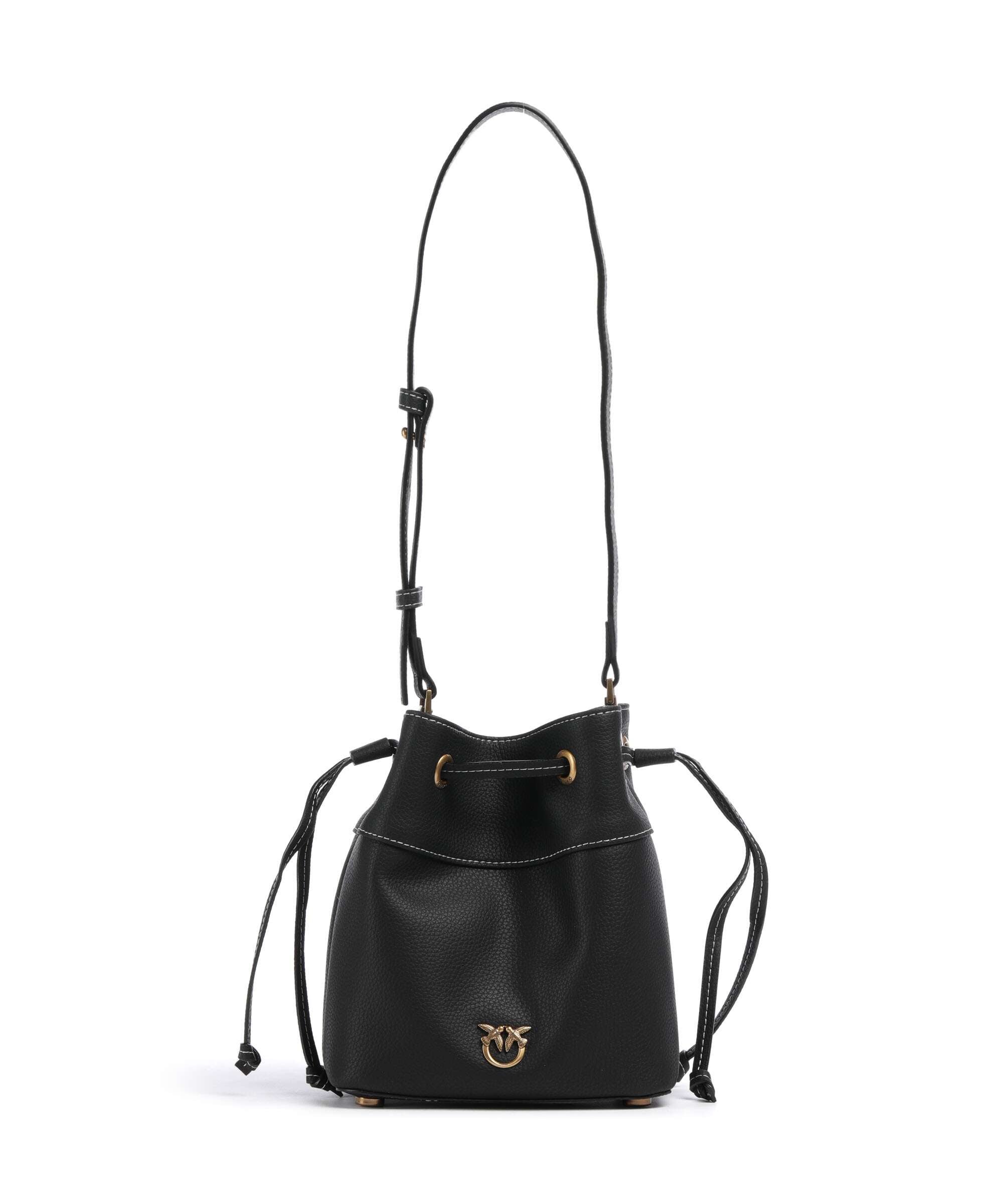 Pinko Secchiello Mini Bucket bag nero/antique gold