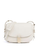Pinko Saddle Mini Taška cez rameno bianco seta/gold/nike