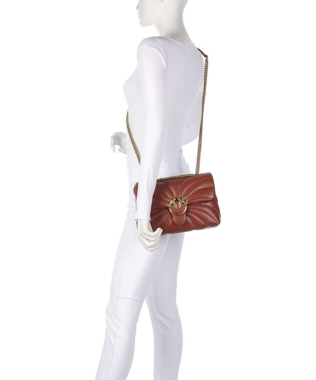 Pinko Love Puff Classic Shoulder bag arabo/antique gold