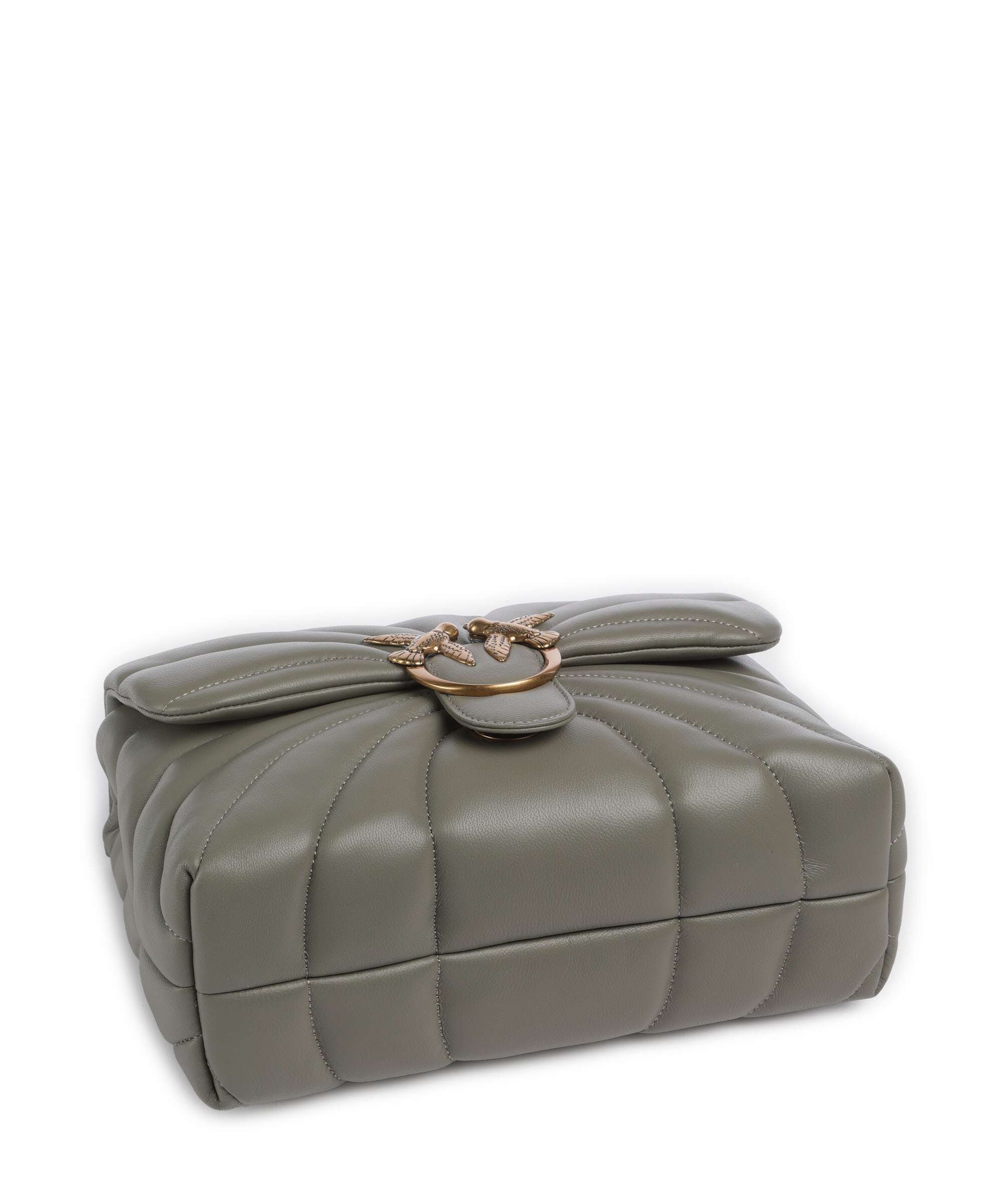 Pinko Love Puff Classic Shoulder bag verde vertiver/antique gold