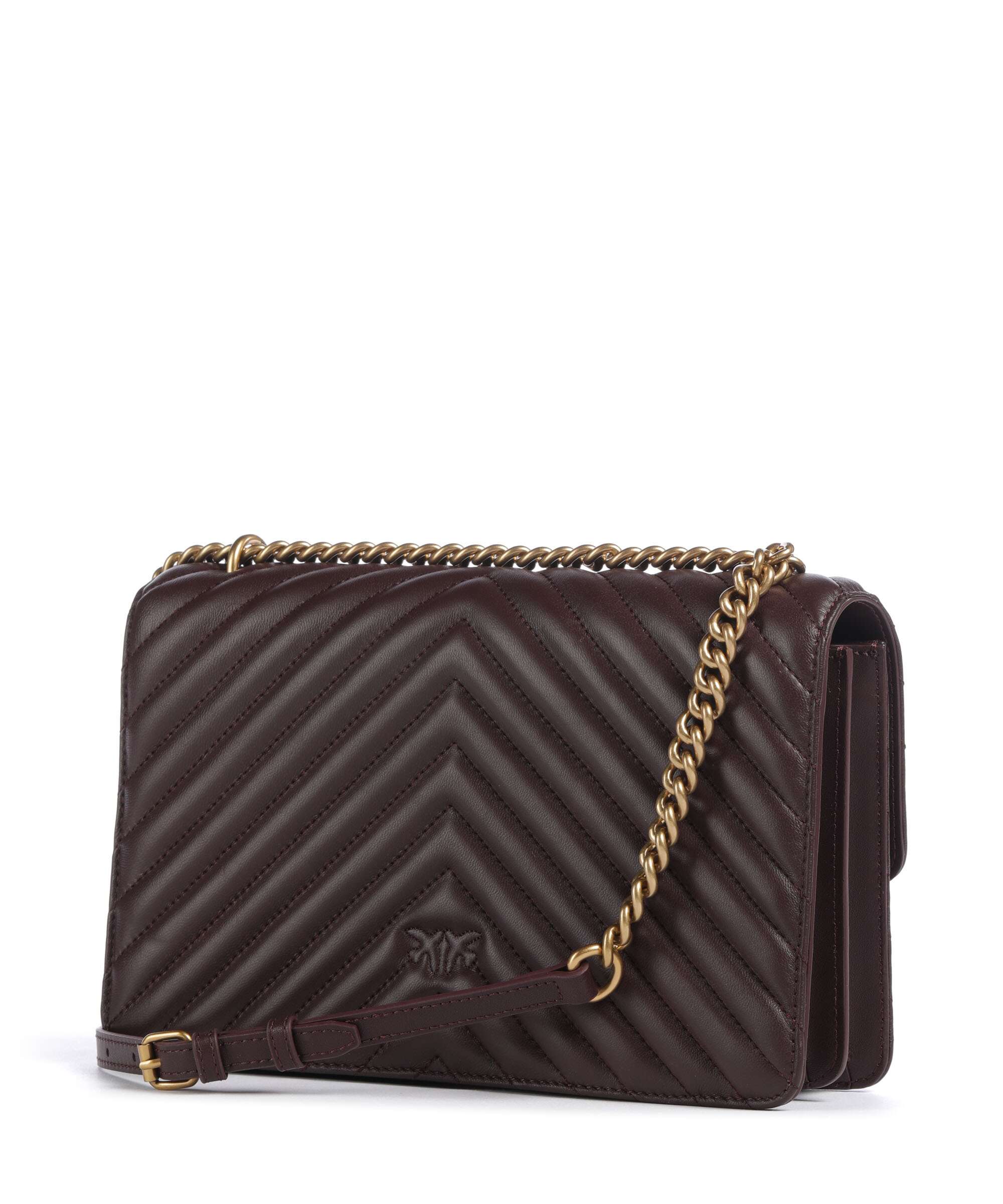 Pinko Love One Classic Shoulder bag uva di catawba/antique gold