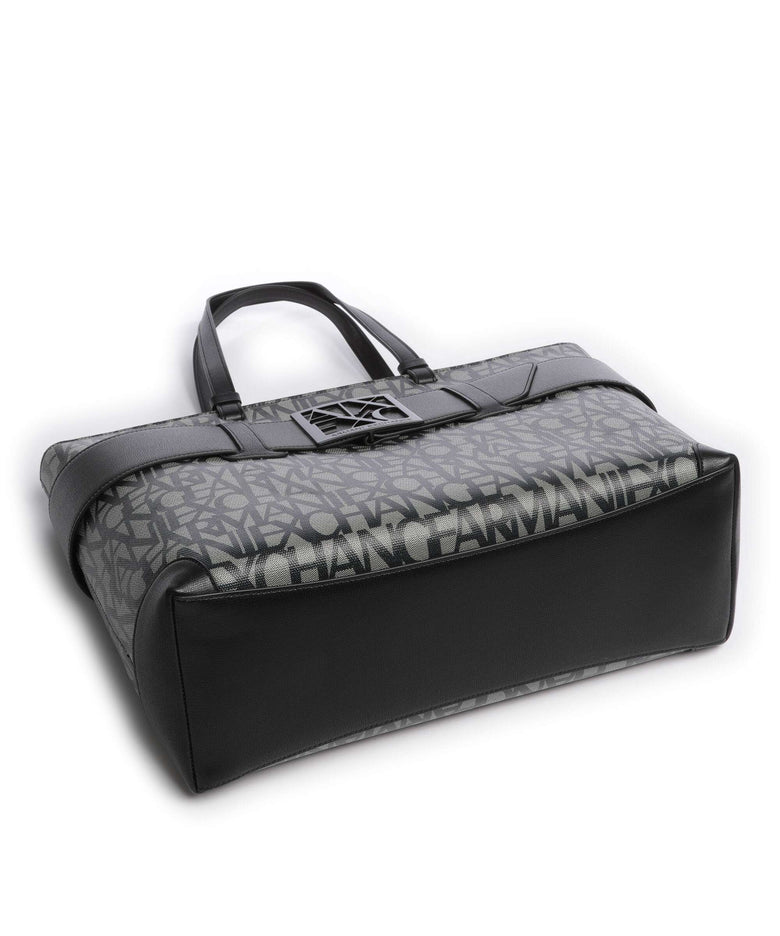 Armani Exchange Susie M Tote bag beige/navy stripes