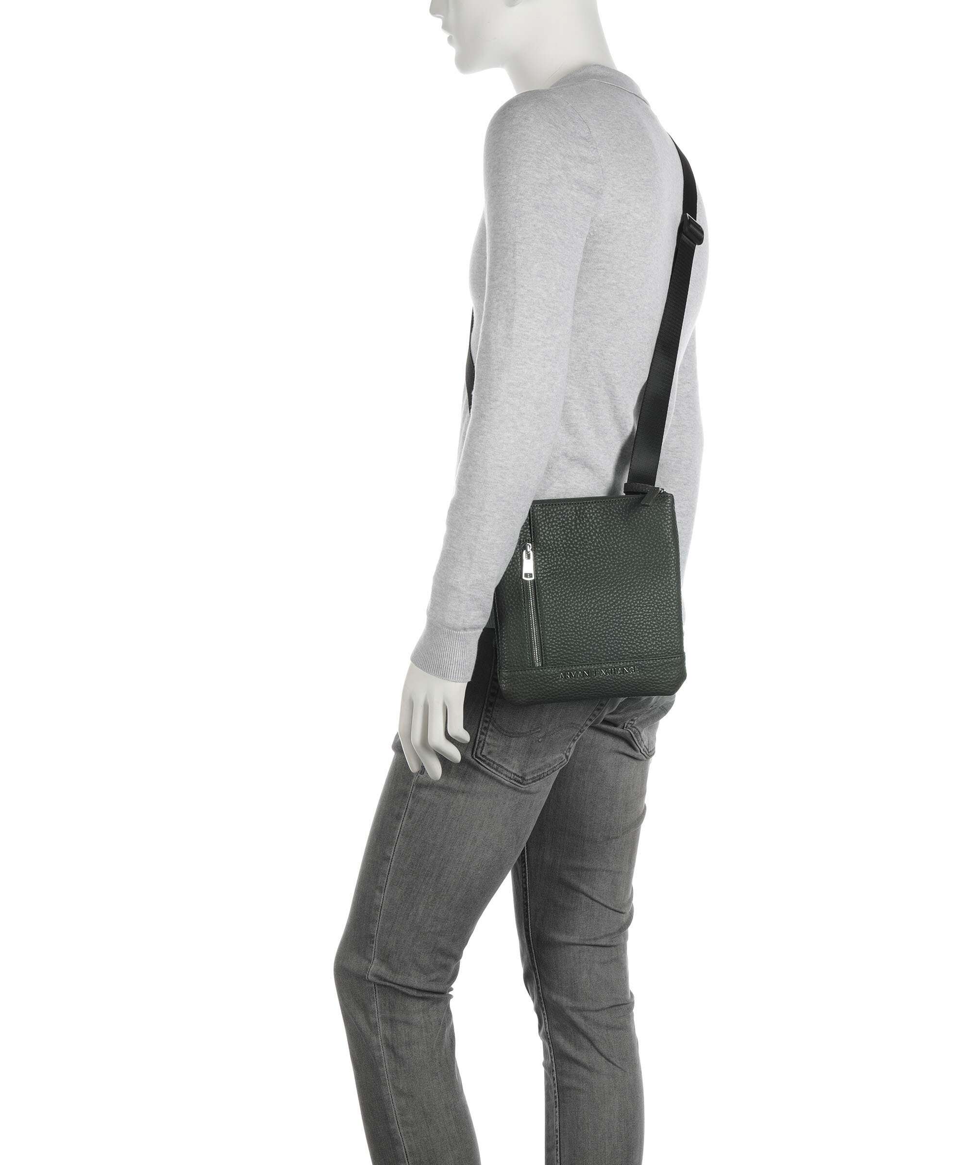 Armani Exchange Crossbody bag black/olive