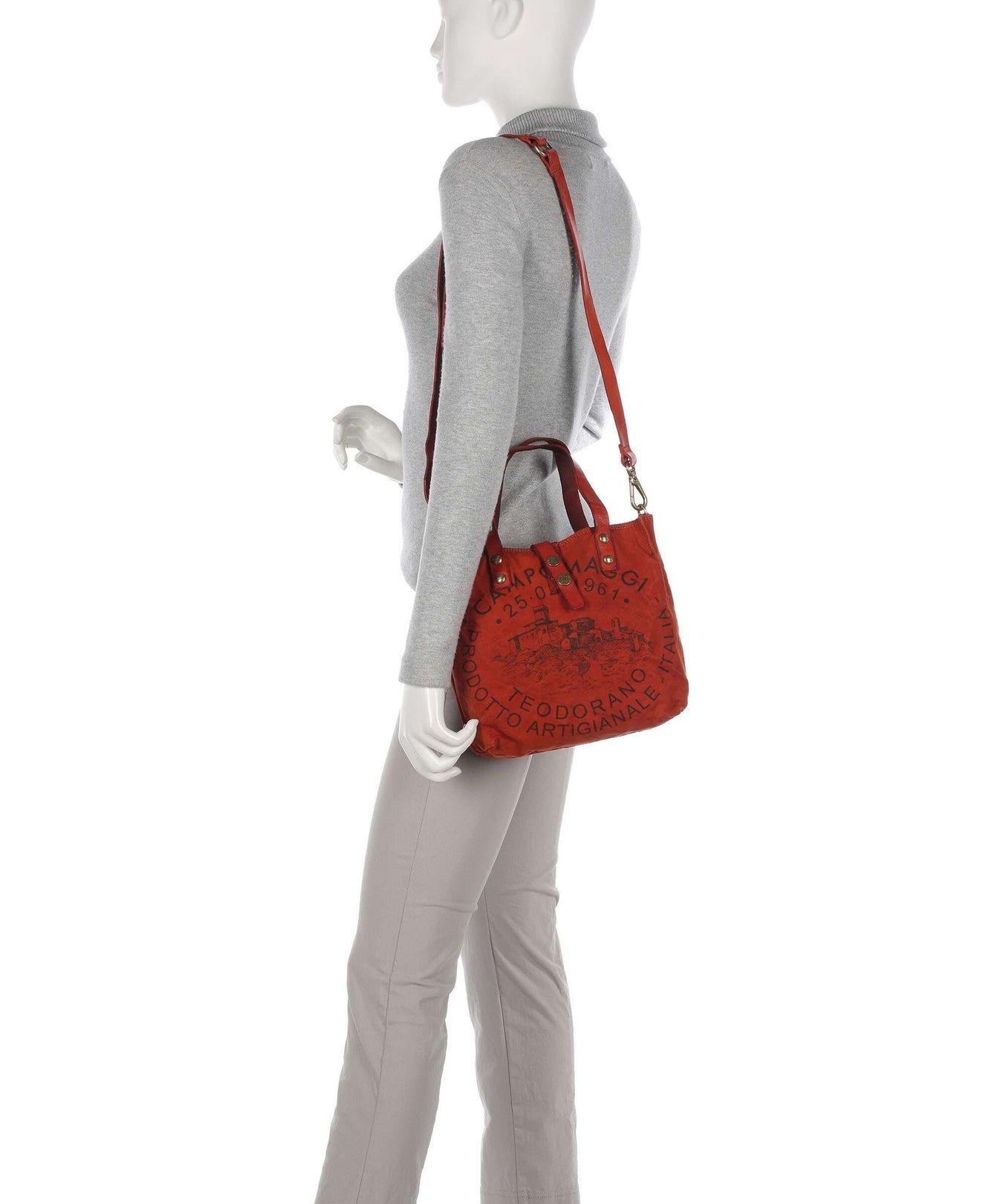 Campomaggi Handbag beige/cotto/nera