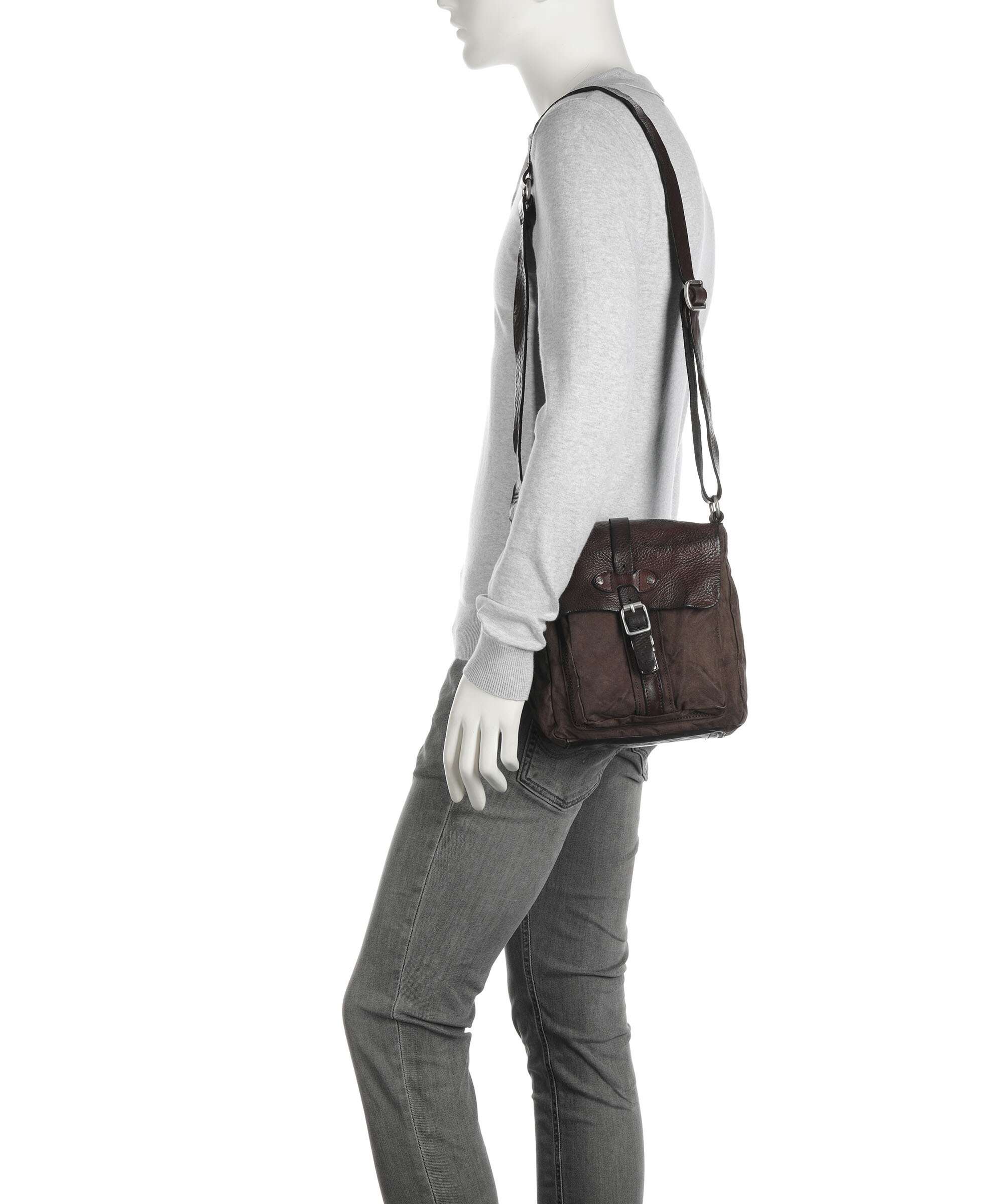 Campomaggi Crossbody bag verde militare/moro